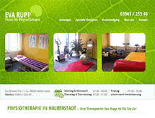 Tablet Screenshot of physio-rupp.de